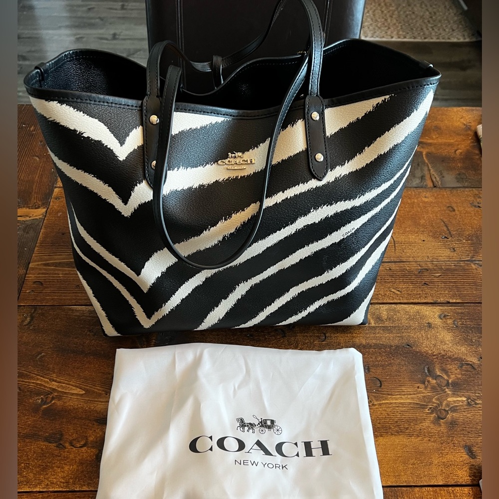 Reversible Coach Tote